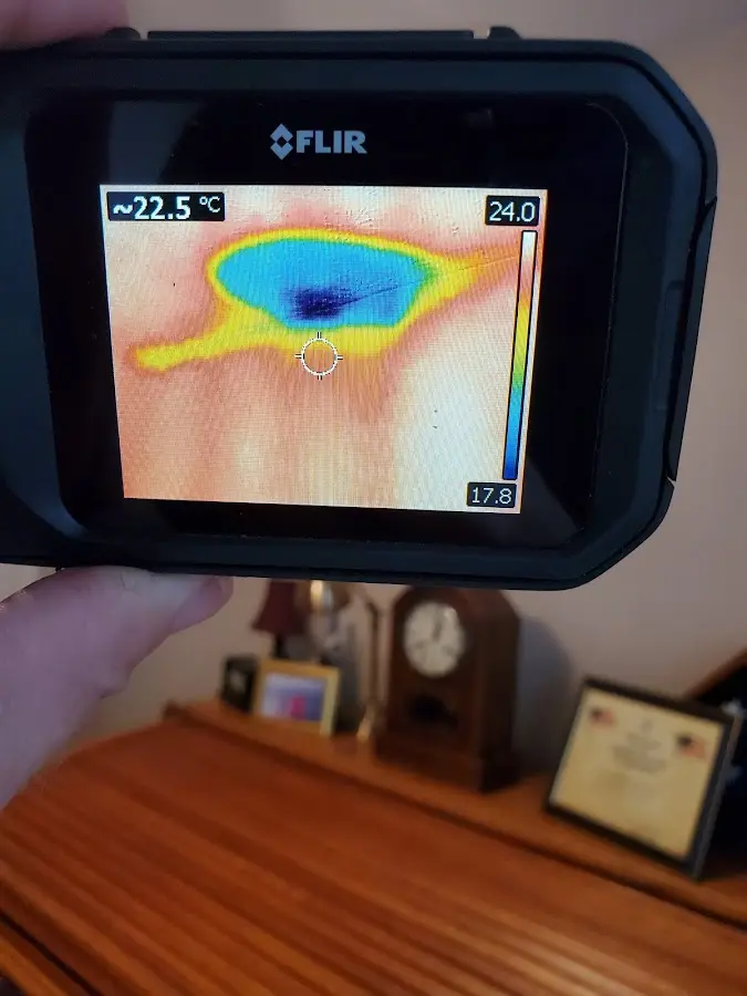 Thermal imaging inspection for water damage in Oswego